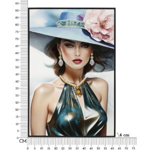 Mauro Ferretti настенное панно Pam с рамой 62x4x92 см мультиколор