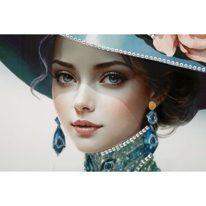 Mauro Ferretti Wandbild Pam mit Rahmen 62x4x92 cm