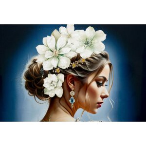 Mauro Ferretti Wandbild Isabel mit Rahmen 72x4x102 cm