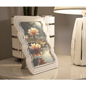 Mauro Ferretti Fotorahmen Curty 15x20 cm weiß