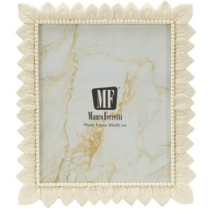 Mauro Ferretti Fotorahmen Helles Blatt 20x25 cm creme