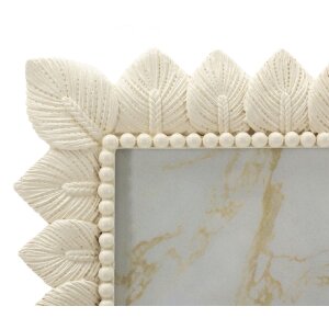 Mauro Ferretti Fotorahmen Helles Blatt 20x25 cm creme