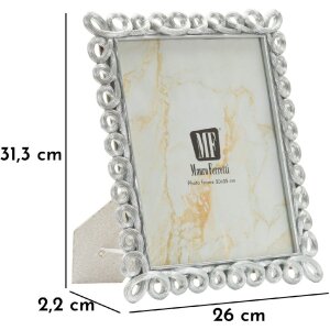 Mauro Ferretti Fotorahmen Hollow 20x25 cm silber