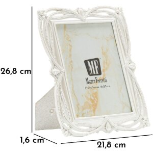 Mauro Ferretti Фоторамка 15x20 см белая с бантиками