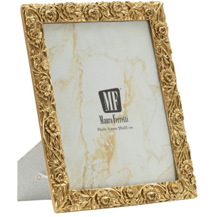 Mauro Ferretti Fotorahmen Mohnblume 20x25 cm gold