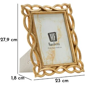 Mauro Ferretti Фоторамка Волна 15x20 см золотая