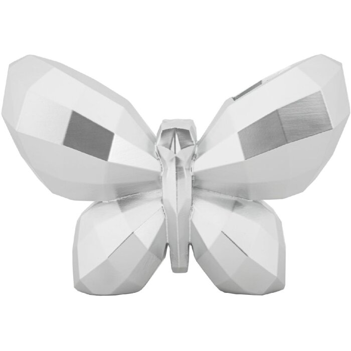 Mauro Ferretti Ваза Бабочка 22,5x8x15 см серебристая