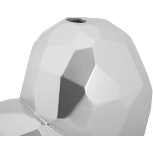 Mauro Ferretti Vase Herz 19x9x18 cm silber