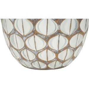 Mauro Ferretti Ваза Tibet Ø 20x45,5 см белая