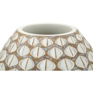 Mauro Ferretti Vase Tibet Ø 27x27 cm weißwäsche