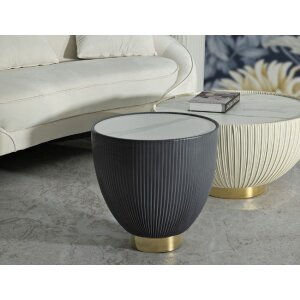 Mauro Ferretti Couchtisch Elge Ø 46x45 cm grau