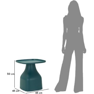 Mauro Ferretti Beistelltisch Gea 48x48x50 cm blau