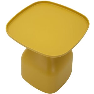 Mauro Ferretti Beistelltisch Gea 48x48x50 cm gelb