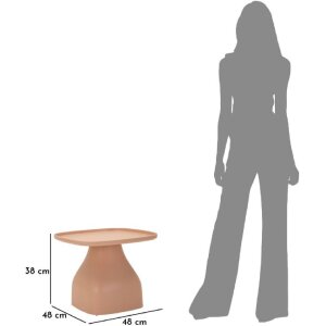 Mauro Ferretti Beistelltisch Gea 48x48x38 cm rosa