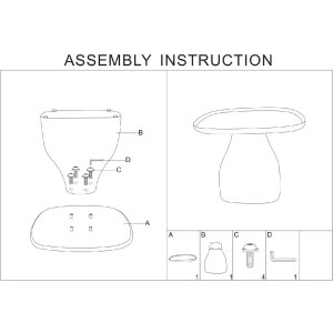 Mauro Ferretti Beistelltisch Gea 48x48x38 cm grau