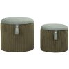Набор пуфов с местом для хранения Болонья, 2 шт., зеленый
