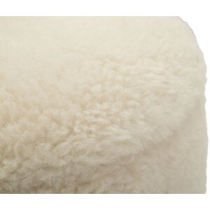 Saint-Moritz Puff-Set 2-teilig Creme Ø40x47 cm Ø32x38 cm mit Stauraum