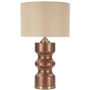 Rosenthal Tischlampe Glas Braun Gold Ø40.5x69.5cm...