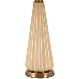 Perly Tischlampe Ø36 5x68,5cm Glas Gold...