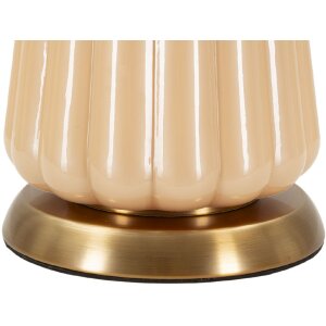 Perly настольная лампа Ø36,5x68,5 см стекло/ткань/золото E27 40W