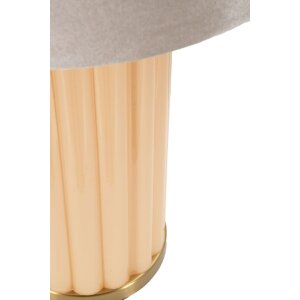 Mauro Ferretti Tischlampe Perly Ø 40,5x69,5cm Glas Gold E27 40W