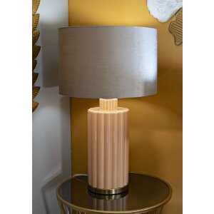 Mauro Ferretti Tischlampe Perly Ø 40,5x69,5cm Glas Gold E27 40W