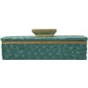 Mauro Ferretti Коробка для хранения Grent 18,8x6,4x10,8 см зелено-золотая