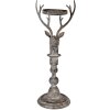 Подсвечник Clayre & Eef Олень Античный серый 17x14x42 см