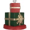 Clayre & Eef Weihnachtsbaumständer Geschenkbox Ø44x54cm Grün Rot Gold
