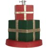 Clayre & Eef Weihnachtsbaumständer Geschenkbox Ø44x54cm Grün Rot Gold