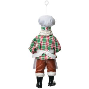 Clayre & Eef Weihnachtsmann Hänger 10x6x17 cm...