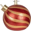 Clayre & Eef 6MG0152 Weihnachtsbaumständer Rot-Gold 43x40x41 cm