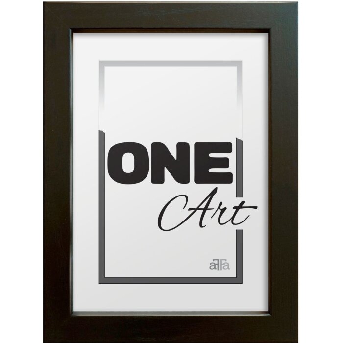 FramesFactory Рамка для фото 18x24 см черная Hekla