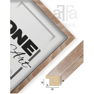 FramesFactory Фоторамка Хекла 40x60 см Выбеленное дерево