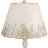 Clayre & Eef Tischlampe Vintage Ø36x70cm Beige Grau Gold E27 60W Metall