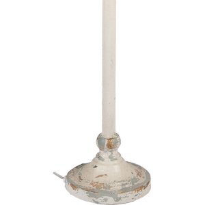Clayre & Eef 5LMC0052 Tischlampe Antik-Beige Grau 36x20x77 cm Vintage-Stil