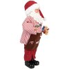 Clayre & Eef Weihnachtsmann Dekoration rot 22x19x45 cm