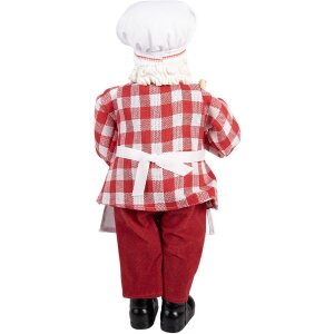 Clayre & Eef Фигурка Санта Клауса Пекарь 45 см