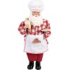 Clayre & Eef Фигурка Санта Клауса Пекарь 45 см
