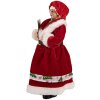Clayre & Eef 66238 Weihnachtsfrau Figur Rot Grün 14x10x28 cm