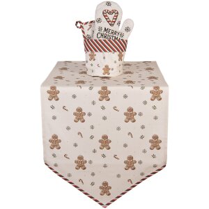 Clayre & Eef CGM50 Brotkörbchen Ø 15x16 cm Beige Braun