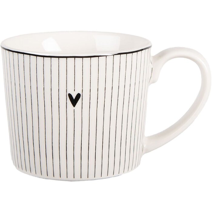 Clayre & Eef 6CEMU0180 Becher 12x8x7 cm 275 ml Porzellan