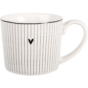 Clayre & Eef 6CEMU0180 Becher 12x8x7 cm 275 ml Porzellan