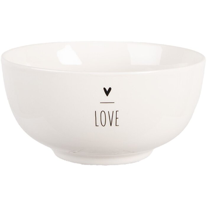 Clayre & Eef BHSBO0001 Миска фарфоровая Ø 14x7 см 500 мл