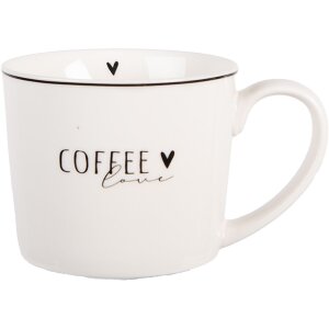 Clayre & Eef BHSMU0003 Becher 12x8x7 cm Weiß...