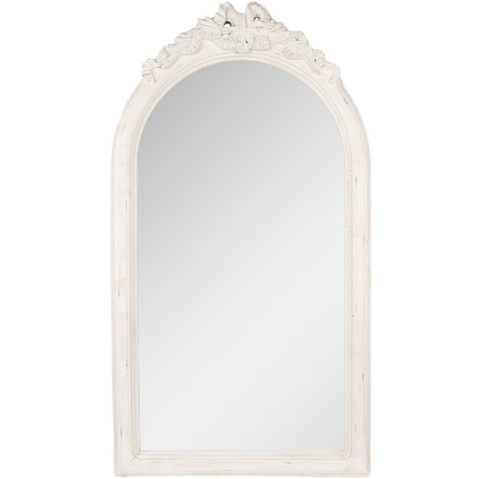 Clayre & Eef 52S326 Зеркало настенное 50x4x92 см, белое