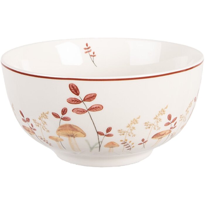 Clayre & Eef LFJBO Schale Ø 14x7 cm beige-braun