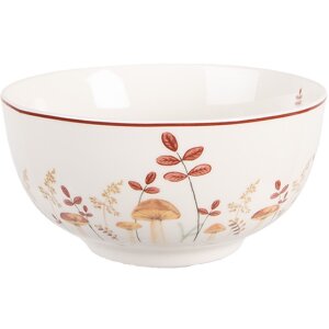 Clayre & Eef LFJBO Schale Ø 14x7 cm beige-braun