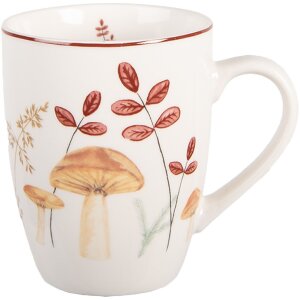 Clayre & Eef LFJMU Becher 12x8x10 cm Beige und Braun...