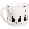 Clayre & Eef PWSMU0001 Кружка 275 мл Белая Черная
